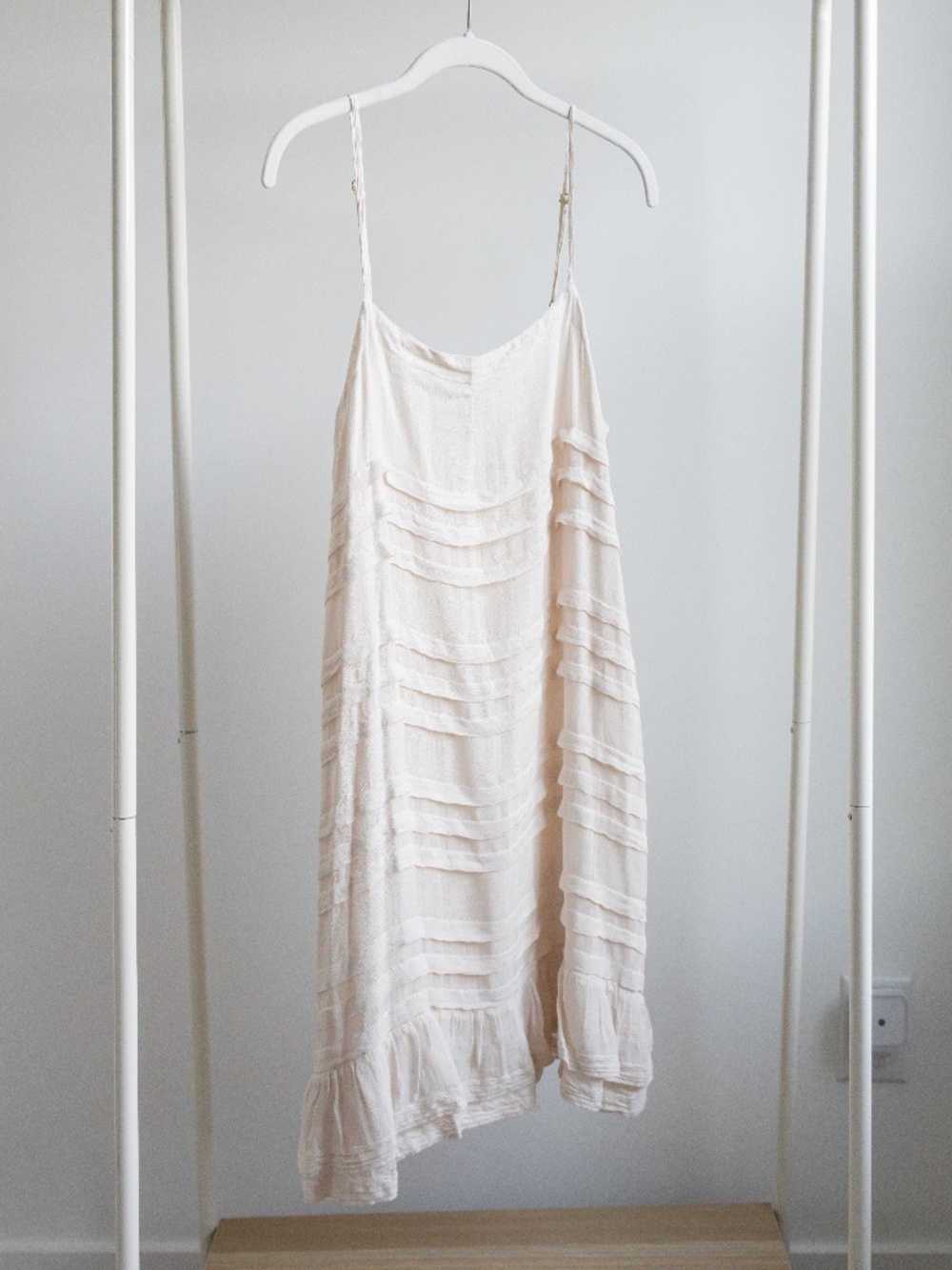 Saltwater Luxe Sade MIni Dress in Ivory - Large